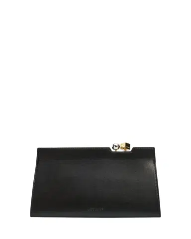 Jacquemus Le Salon Rond Carre Leather Clutch Bag | Thumbnail 1