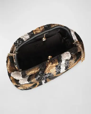 Rafe Aya Sequined Frame Clutch Bag | Thumbnail 3 Rafe Aya Sequined Frame Clutch Bag | Thumbnail 3