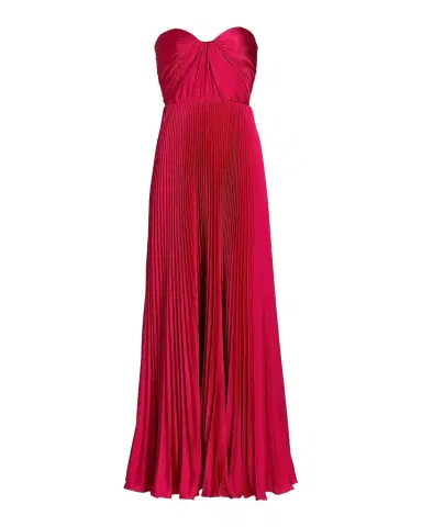 As It May Elia Satin Plissé Gown | Thumbnail 1