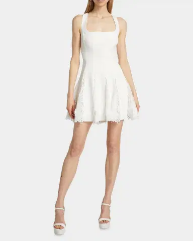 Milly Ariel Cady 3D Lace Minidress | Thumbnail 2
