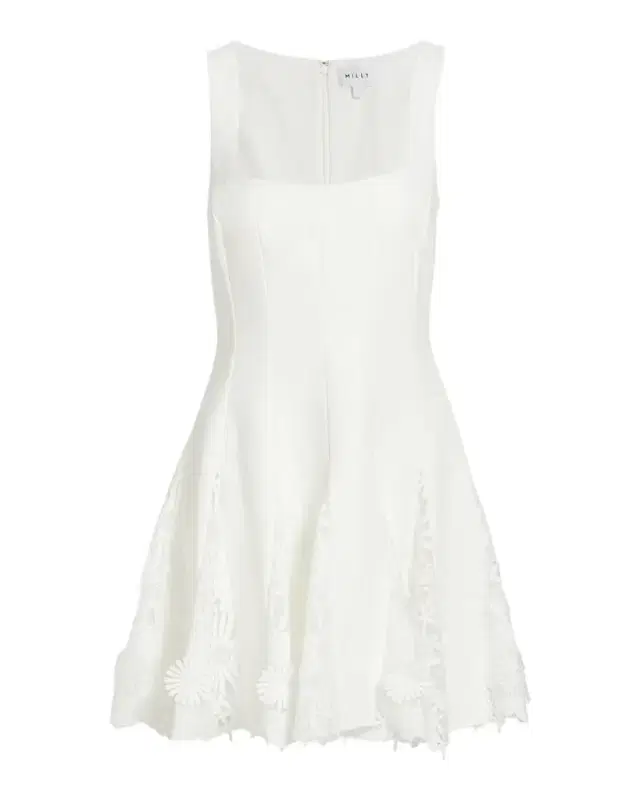 Milly Ariel Cady 3D Lace Minidress