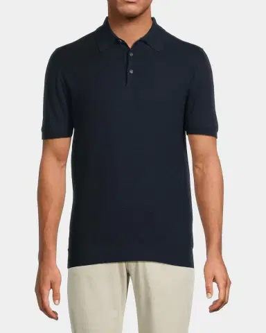 Kiton Diamond Weave Polo Shirt | Thumbnail 4