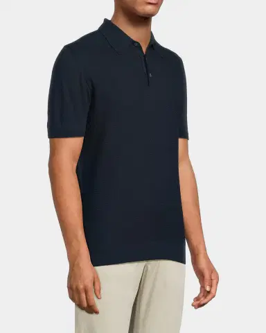 Kiton Diamond Weave Polo Shirt | Thumbnail 6