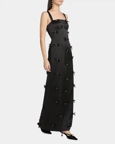 As It May Amora Embellished Bow Satin Gown | Thumbnail 2 As It May Amora Embellished Bow Satin Gown | Thumbnail 2