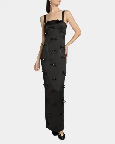 As It May Amora Embellished Bow Satin Gown | Thumbnail 4 As It May Amora Embellished Bow Satin Gown | Thumbnail 4