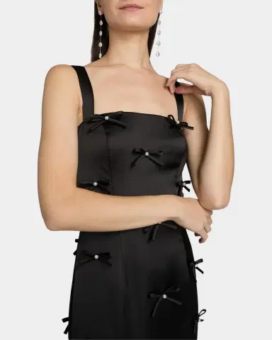As It May Amora Embellished Bow Satin Gown | Thumbnail 5 As It May Amora Embellished Bow Satin Gown | Thumbnail 5