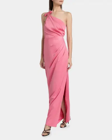 As It May Alexis Crepe One-Shoulder Gown | Thumbnail 2