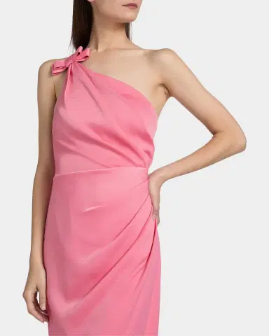 As It May Alexis Crepe One-Shoulder Gown | Thumbnail 5