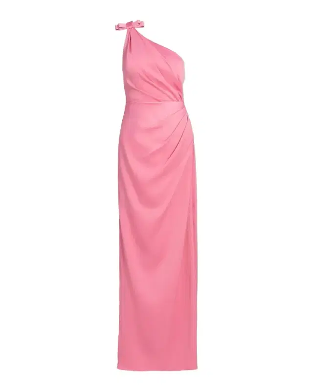 Alexis Crepe One-Shoulder Gown