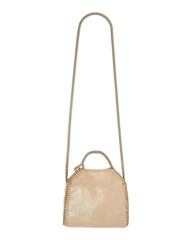 Falabella Tiny Metallic Top Handle Bag