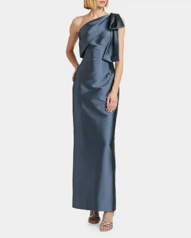 SACHIN & BABI Bonnie Satin One-Shoulder Gown | Thumbnail 2 SACHIN & BABI Bonnie Satin One-Shoulder Gown | Thumbnail 2
