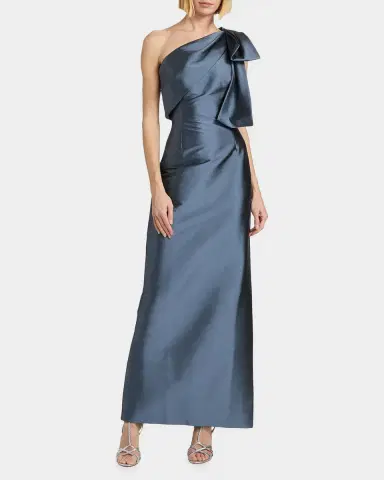 SACHIN & BABI Bonnie Satin One-Shoulder Gown | Thumbnail 4 SACHIN & BABI Bonnie Satin One-Shoulder Gown | Thumbnail 4
