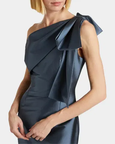 SACHIN & BABI Bonnie Satin One-Shoulder Gown | Thumbnail 5 SACHIN & BABI Bonnie Satin One-Shoulder Gown | Thumbnail 5