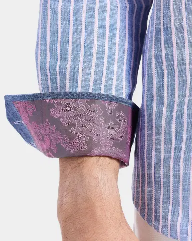 Robert Graham Fardella Striped Cotton Shirt | Thumbnail 5