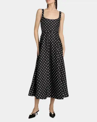 As It May Classic Polka Dot Midi-Dress | Thumbnail 4 As It May Classic Polka Dot Midi-Dress | Thumbnail 4