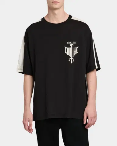 Versace Jeans Couture Logo Relaxed-Fit T-Shirt | Thumbnail 3 Versace Jeans Couture Logo Relaxed-Fit T-Shirt | Thumbnail 3