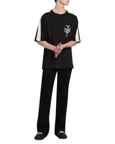 Versace Jeans Couture Logo Relaxed-Fit T-Shirt | Thumbnail 1 Versace Jeans Couture Logo Relaxed-Fit T-Shirt | Thumbnail 1