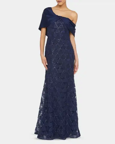 THEIA Anabella Textured Tulle Gown | Thumbnail 7 THEIA Anabella Textured Tulle Gown | Thumbnail 7