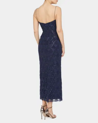 Theia Elsy Beaded Tulle Cocktail Dress | Thumbnail 6 Theia Elsy Beaded Tulle Cocktail Dress | Thumbnail 6