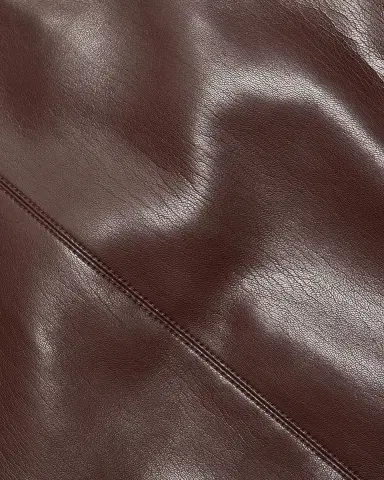 Alice + Olivia Lena Vegan Leather Minidress | Thumbnail 6