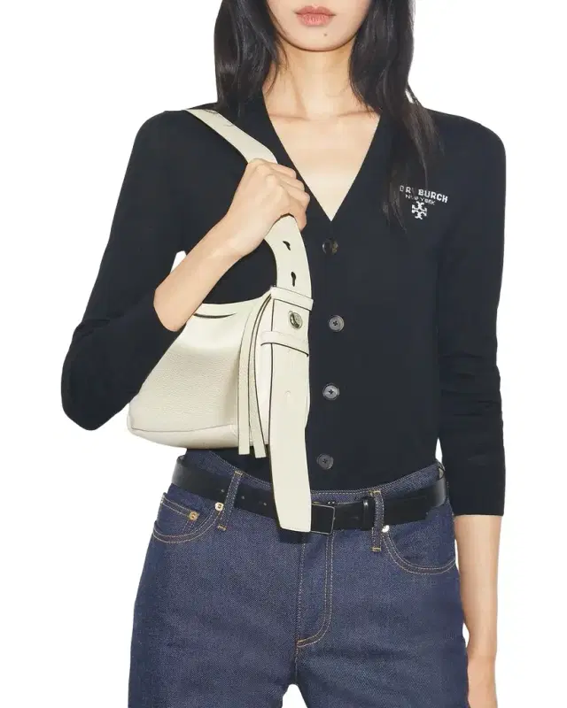 Small Romy Leather Shoulder Bag