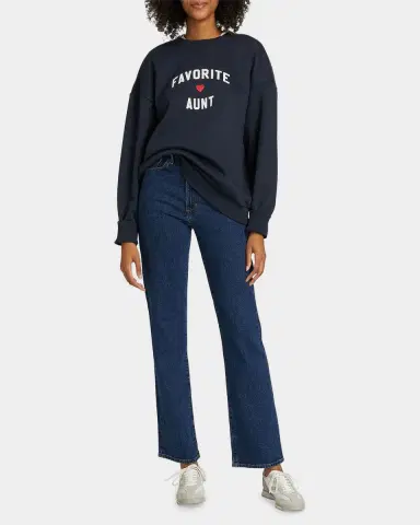 Favorite Daughter Favorite Aunt Heart Logo Sweatshirt | Thumbnail 2 Favorite Daughter Favorite Aunt Heart Logo Sweatshirt | Thumbnail 2