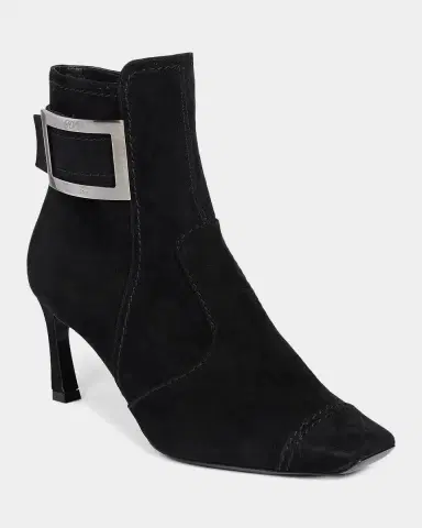 Roger Vivier Trompette 70MM Suede Booties | Thumbnail 5 Roger Vivier Trompette 70MM Suede Booties | Thumbnail 5