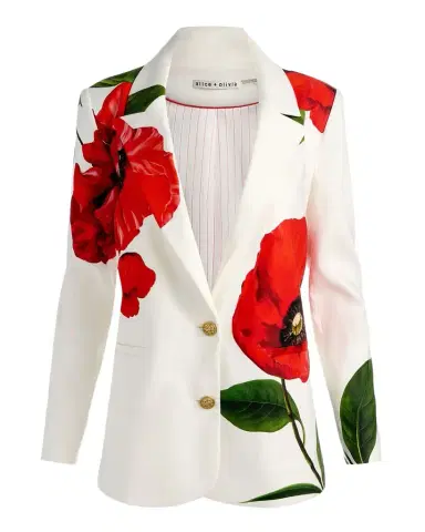 ALICE + OLIVIA Elna Slim Longline Blazer | Thumbnail 1 ALICE + OLIVIA Elna Slim Longline Blazer | Thumbnail 1