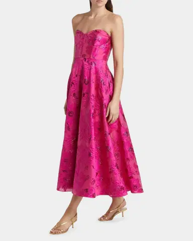 As It May Keyla Jacquard Strapless Midi-Dress | Thumbnail 7 As It May Keyla Jacquard Strapless Midi-Dress | Thumbnail 7