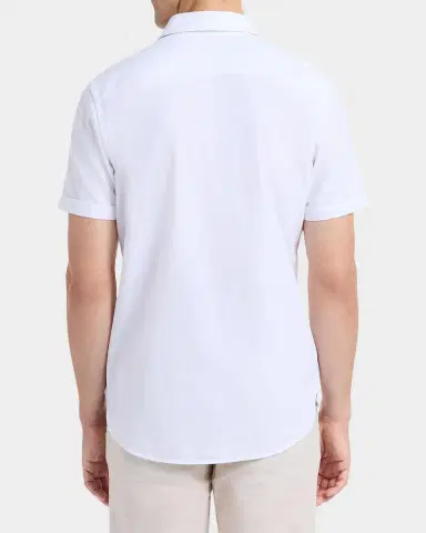 Robert Graham Sutton Solid Linen-Cotton Shirt | Thumbnail 3 Robert Graham Sutton Solid Linen-Cotton Shirt | Thumbnail 3
