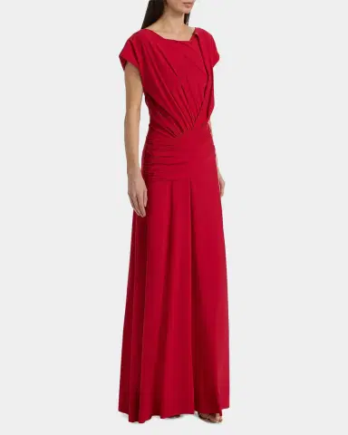 Chiara Boni La Petite Robe Nusia Draped Gown | Thumbnail 7 Chiara Boni La Petite Robe Nusia Draped Gown | Thumbnail 7