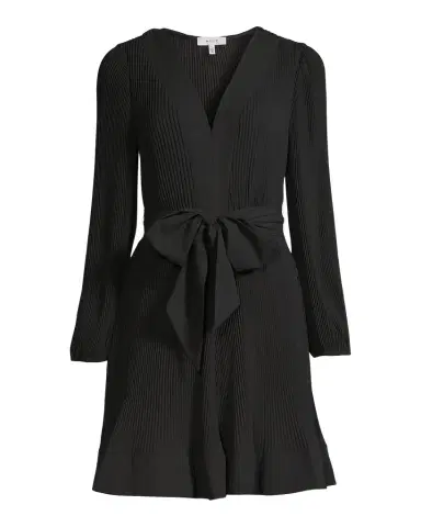 Milly Liv Pleated Belted Minidress | Thumbnail 1 Milly Liv Pleated Belted Minidress | Thumbnail 1