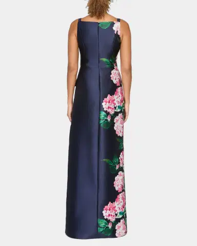 Kay Unger New York Blaire Hydrangea Walk-Thru Gown | Thumbnail 3 Kay Unger New York Blaire Hydrangea Walk-Thru Gown | Thumbnail 3