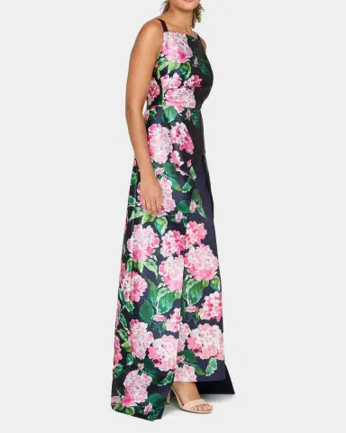 Kay Unger New York Blaire Hydrangea Walk-Thru Gown | Thumbnail 5 Kay Unger New York Blaire Hydrangea Walk-Thru Gown | Thumbnail 5