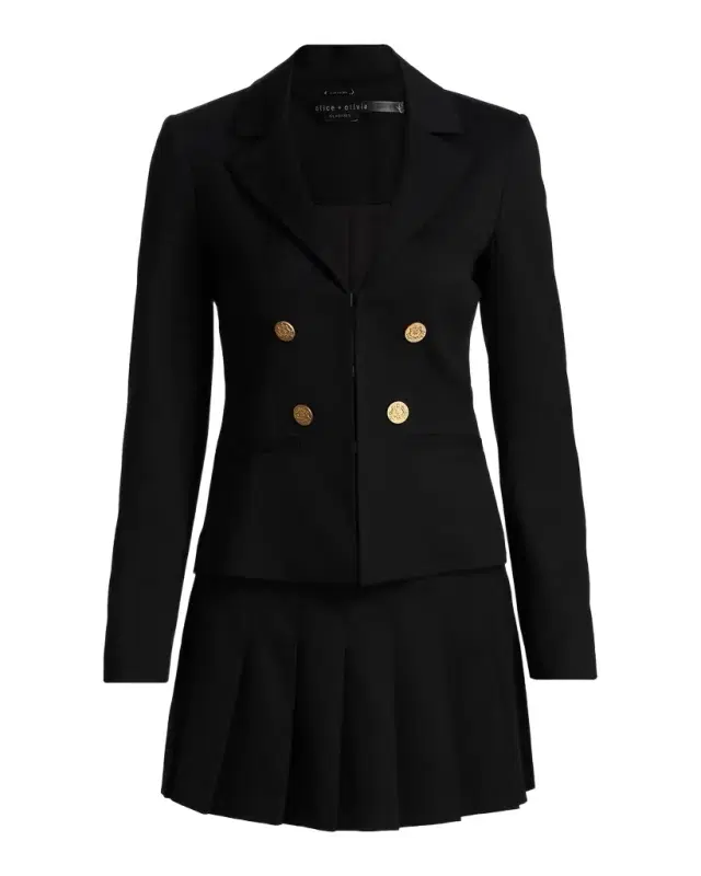 Mya Blazer Pleated Minidress