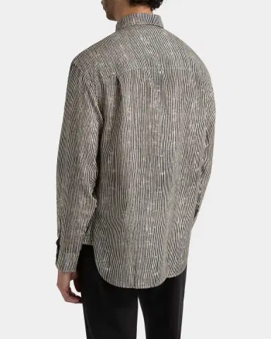 Emporio Armani Irregular Stripe Sport Shirt | Thumbnail 3 Emporio Armani Irregular Stripe Sport Shirt | Thumbnail 3