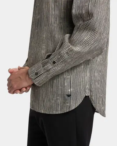 Emporio Armani Irregular Stripe Sport Shirt | Thumbnail 5 Emporio Armani Irregular Stripe Sport Shirt | Thumbnail 5