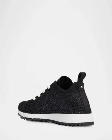 Jimmy Choo Veles Imitation Pearl-Embellished Knit Sneakers | Thumbnail 2