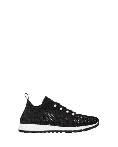 Jimmy Choo Veles Imitation Pearl-Embellished Knit Sneakers | Thumbnail 1