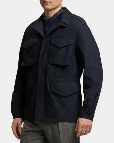 Ralph Lauren Purple Label Performance Silk Four-Pocket Jacket | Thumbnail 5 Ralph Lauren Purple Label Performance Silk Four-Pocket Jacket | Thumbnail 5
