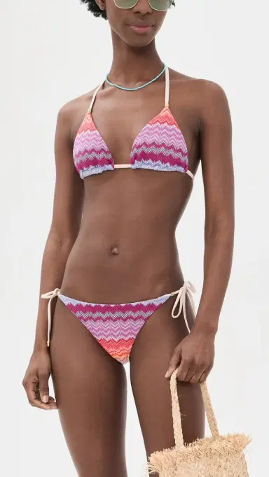 PQ Swim Tie ide Bikini Bottoms unkissed | Thumbnail 4