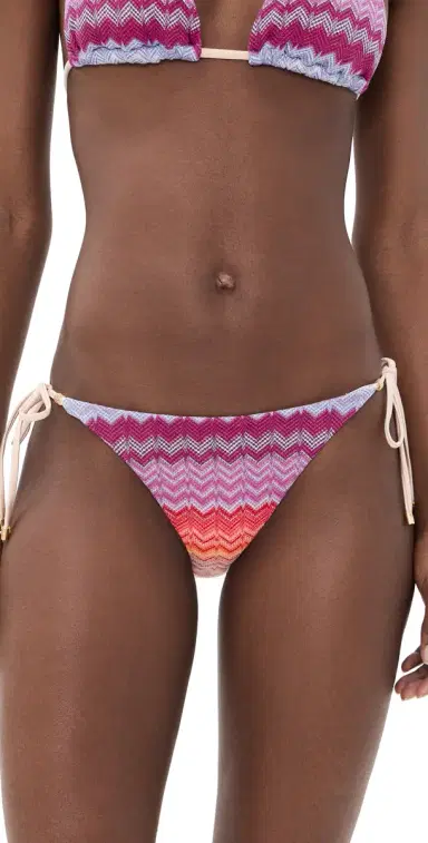 PQ Swim Tie ide Bikini Bottoms unkissed | Thumbnail 1