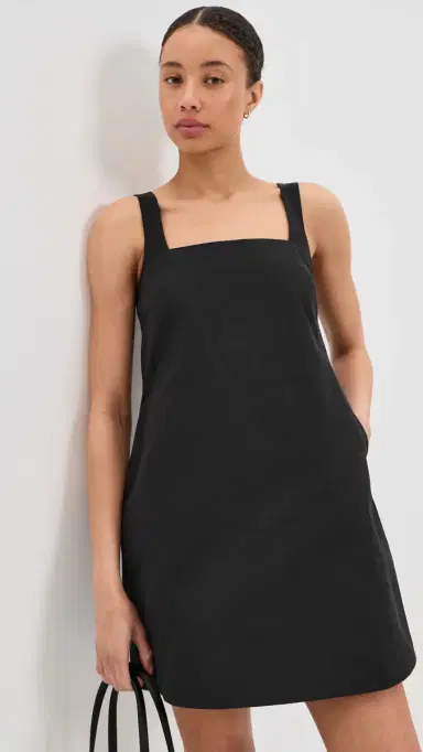 ALIGNE Darcy Square Neck Mini Dress Black | Thumbnail 2 ALIGNE Darcy Square Neck Mini Dress Black | Thumbnail 2