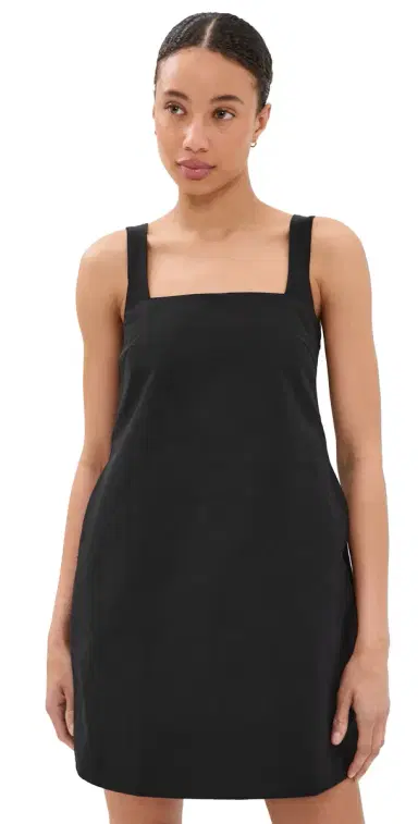 ALIGNE Darcy Square Neck Mini Dress Black | Thumbnail 1 ALIGNE Darcy Square Neck Mini Dress Black | Thumbnail 1