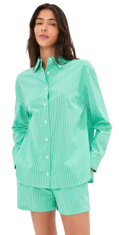 LE BOP Kali Tie Back Button Down | Thumbnail 1