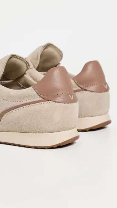 Varley Asmei Suede Sneakers White Pepper | Thumbnail 4 Varley Asmei Suede Sneakers White Pepper | Thumbnail 4