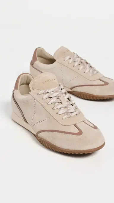 Varley Asmei Suede Sneakers White Pepper | Thumbnail 5 Varley Asmei Suede Sneakers White Pepper | Thumbnail 5