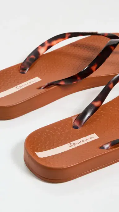 Ipanema Anat Connect Fem Flip Flops Brown/Clear | Thumbnail 4