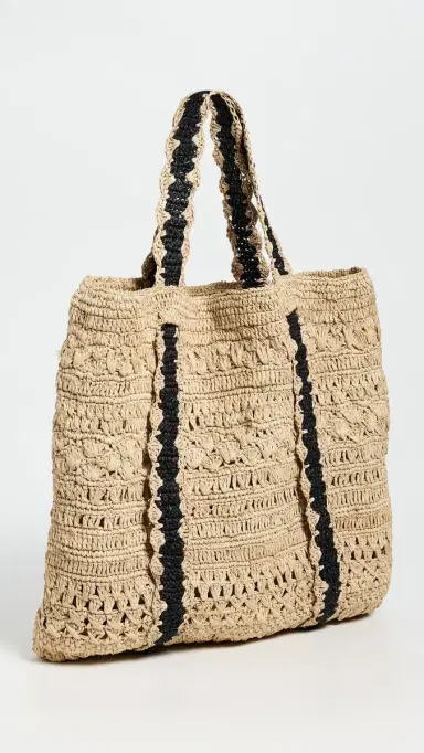 BTB Los Angeles Chapeu Tote Natural/Black One Size | Thumbnail 4 BTB Los Angeles Chapeu Tote Natural/Black One Size | Thumbnail 4
