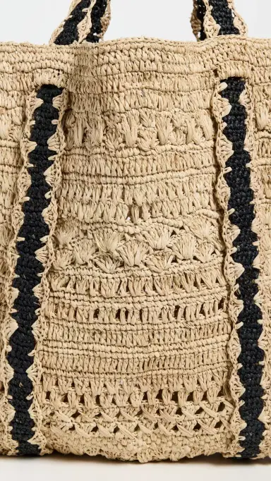 BTB Los Angeles Chapeu Tote Natural/Black One Size | Thumbnail 5 BTB Los Angeles Chapeu Tote Natural/Black One Size | Thumbnail 5